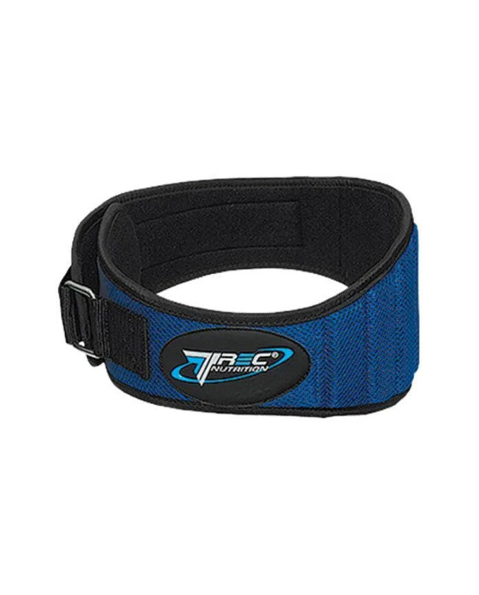 Trec Nutrition Nylon Workout Belt Wide Fabric Wide Blue Blue
