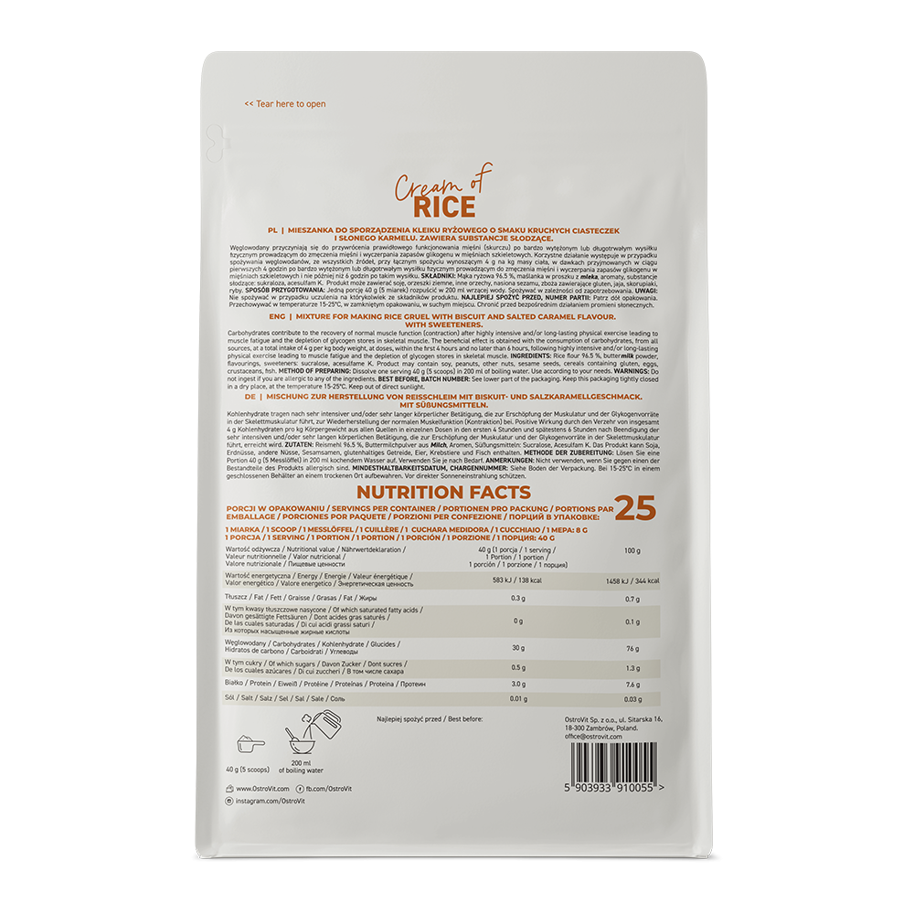OstroVit Cream of Rice 1kg