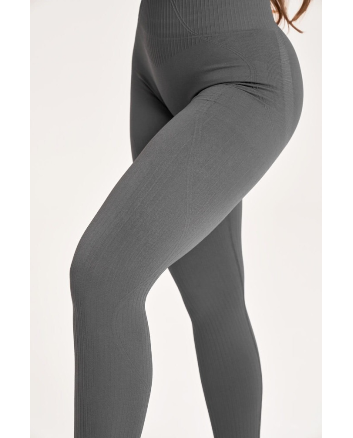 LEGINSY PUSH UP 2.0 DARK SILVER – zdjęcie 5