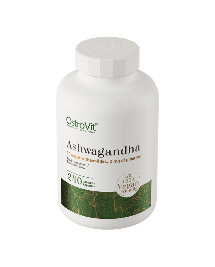 OstroVit Ashwagandha VEGE 240 cap – zdjęcie 2
