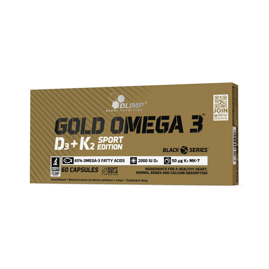 Gold Omega 3™ D3+K2 Sport Edition 60 caps
