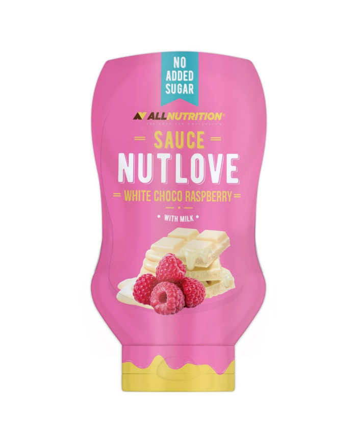 NUTLOVE SAUCE WHITE CHOCO RASPBERRY 280g