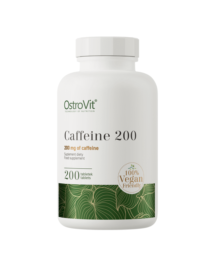 OstroVit Caffeine 200 mg VEGE 200 tab – zdjęcie 3