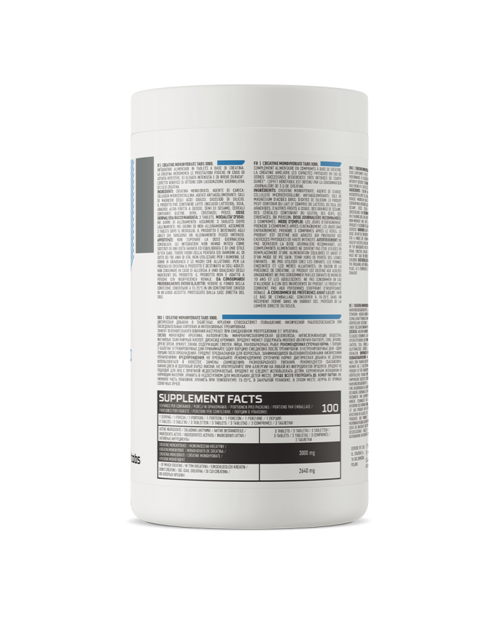 Creatine Monohydrate 3000 mg 300 tabs – zdjęcie 2