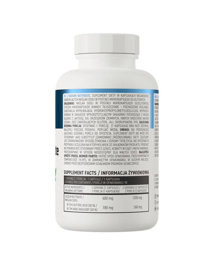 Sodium Butyrate 90 caps – zdjęcie 2