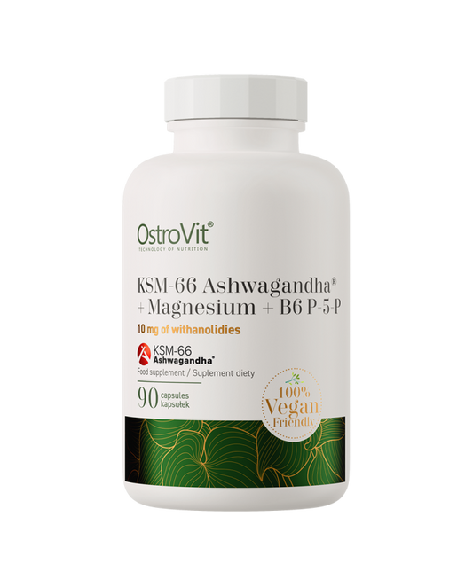 OstroVit KSM-66 Ashwagandha® + Magnesium + B6 P 5-P 90 caps