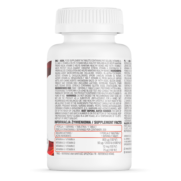 OstroVit ADEK 200 tabs