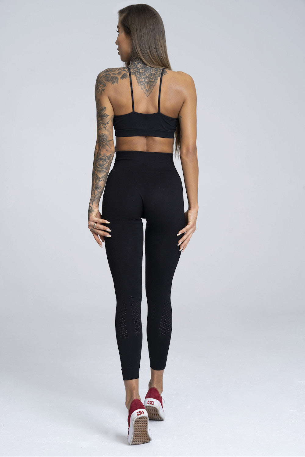 Seamless leggings, black