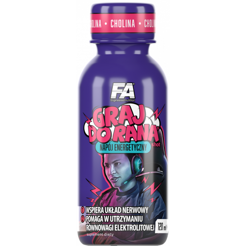 Graj do rana Shot 120 ml Cola (energiedrank)