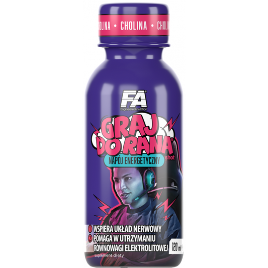 Graj do rana Shot 120 ml Cola (energiedrank)